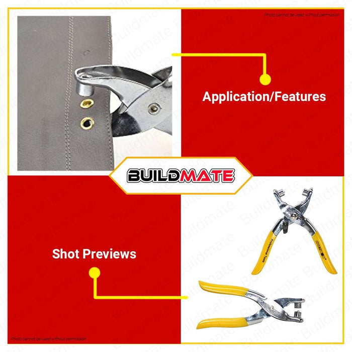 BUILDMATE Creston / Mars Tools 6" Inch Eyelet Pliers 150mm Five-Claw Snap Button Puncher Plier with Eyelet FG-7585 2312-103-6