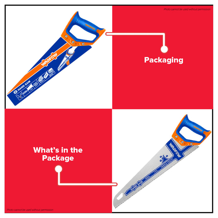 WADFOW 18" Hand Saw Triple Teeth WHW8G18 WHT