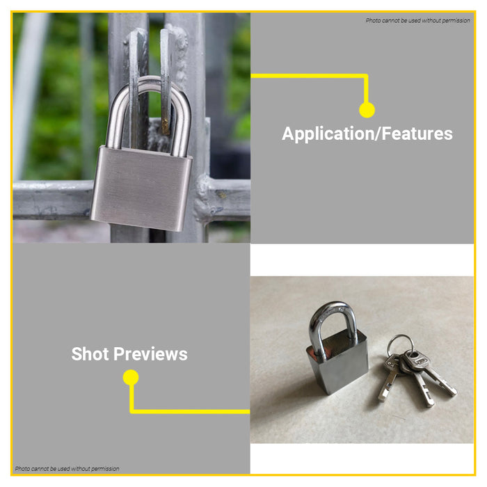 POWERHOUSE Short Shackle Padlock 30mm | 40mm | 50mm | 60mm SOLD PER PIECE •BUILDMATE• PHDH