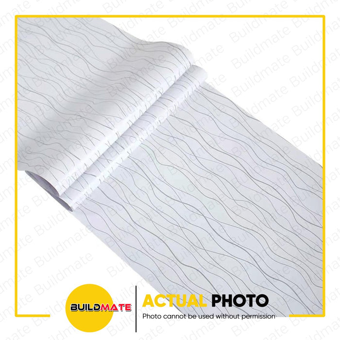 PVC Self Adhesive Home DIY Wallpaper Wall Paper for wall decor furniture 10m x 45cm •BUILDMATE•