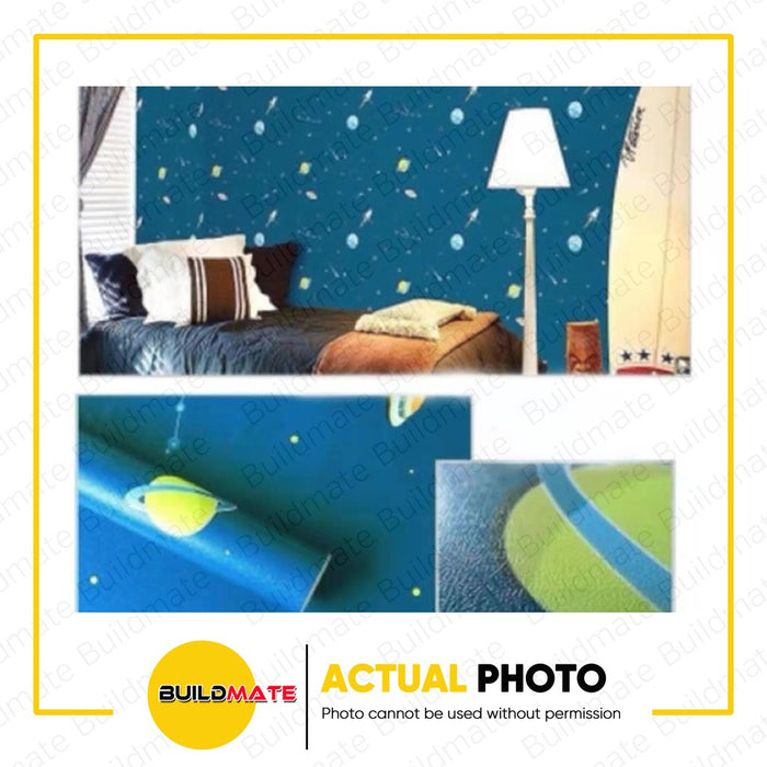 PVC Self Adhesive Home DIY Wallpaper Wall Paper for wall decor furniture 10m x 45cm •BUILDMATE•