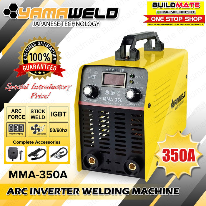YAMAWELD 350A Japan Technology DC Inverter IGBT Compact Welding Machine MMA-350A •BUILDMATE•