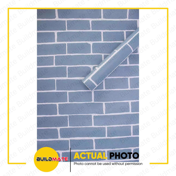 PVC Self Adhesive Home DIY Wallpaper Wall Paper for wall decor furniture 10m x 45cm •BUILDMATE•