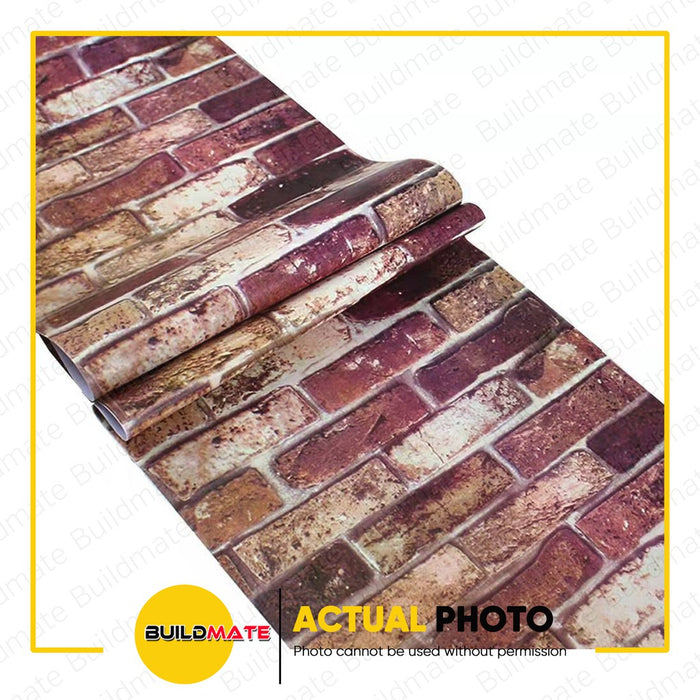 PVC Self Adhesive Home DIY Wallpaper Wall Paper for wall decor furniture 10m x 45cm •BUILDMATE•