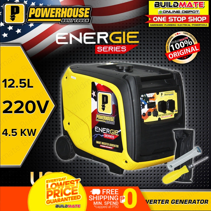 POWERHOUSE ENERGIE SERIES SMART Inverter Gasoline Generator 4.5KW KVA PH-ENERGIE-6500-INVERTER PHI