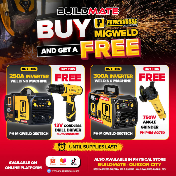 BUY POWERHOUSE MIGWELD, GET A FREE TOOL – Only at Buildmate!