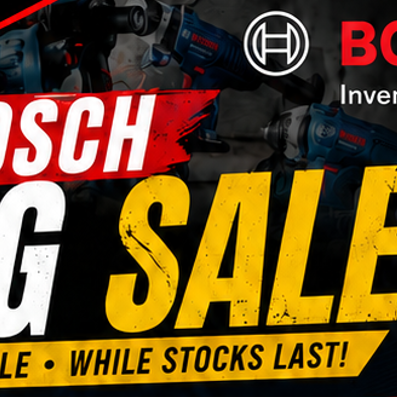 BOSCH BIG BIG SALE: Upgrade Your Tool Collection with Up to 40% OFF at Buildmate!