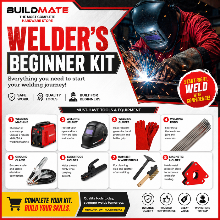 Welder's Beginner Kit: Essential Tools Every First-Time Welder Should Own