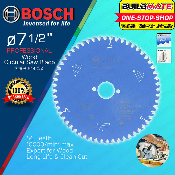 BUILDMATE Bosch Circular Saw Blade Wheel 7" 24T | 40T | 56T Standard for Wood Blade Saw Blades • BAX