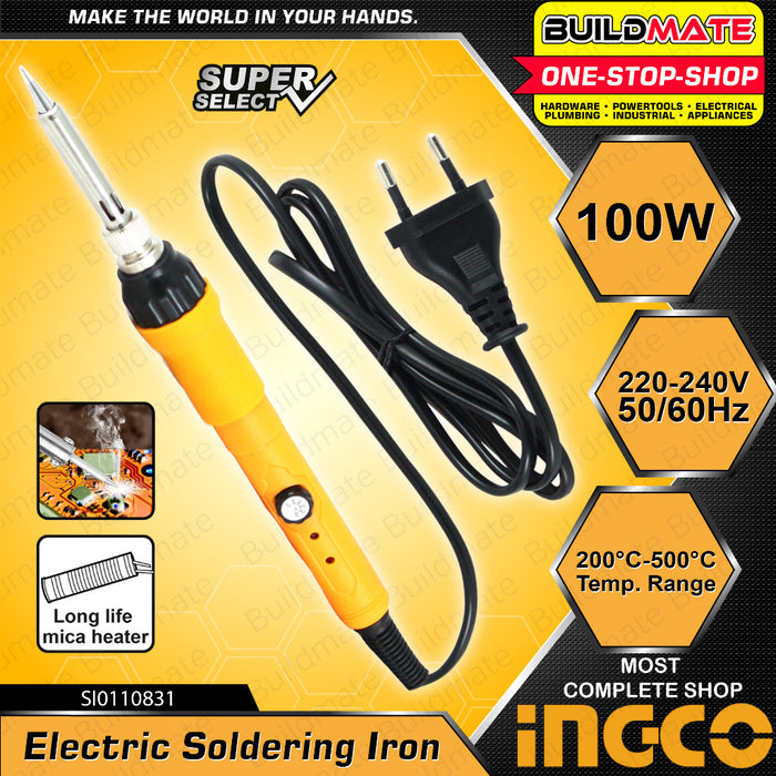 BUILDMATE Ingco Electric Soldering Iron 45W | 60W | 100W Adjustable Temperature Welding Solder • IHT