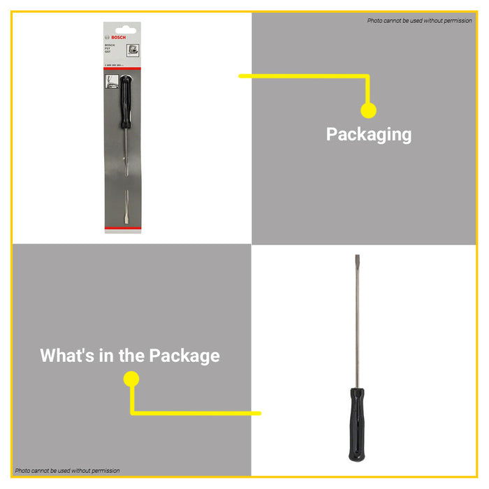 BUILDMATE Bosch Slotted Screwdriver for Tightening Jigsaws Locking Screws Long Reach 1609200265 BAX