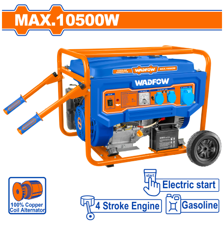 Buildmate x Wadfow 10.5KW Gasoline Generator WGEAA096-5P 220-240V WPT