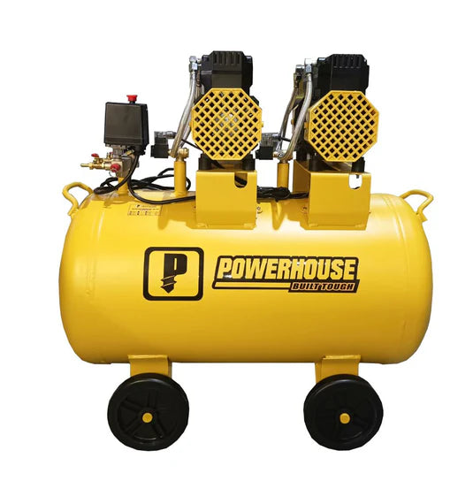 Buildmate x PowerHouse 100L 5HP Oil-Free Noise-Less Air Compressor PH-OLESS-100L-5HP PHPT
