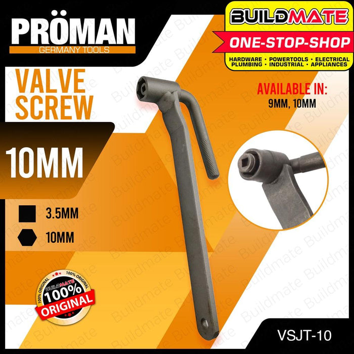 PROMAN GERMANY Valve Screw 9mm 10mm SOLD PER PIECE •BUILDMATE•