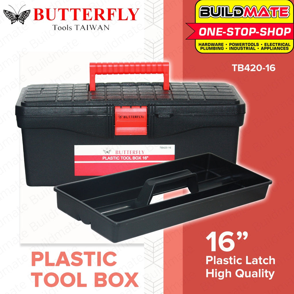 BUILDMATE Butterfly Plastic Tool Box 16