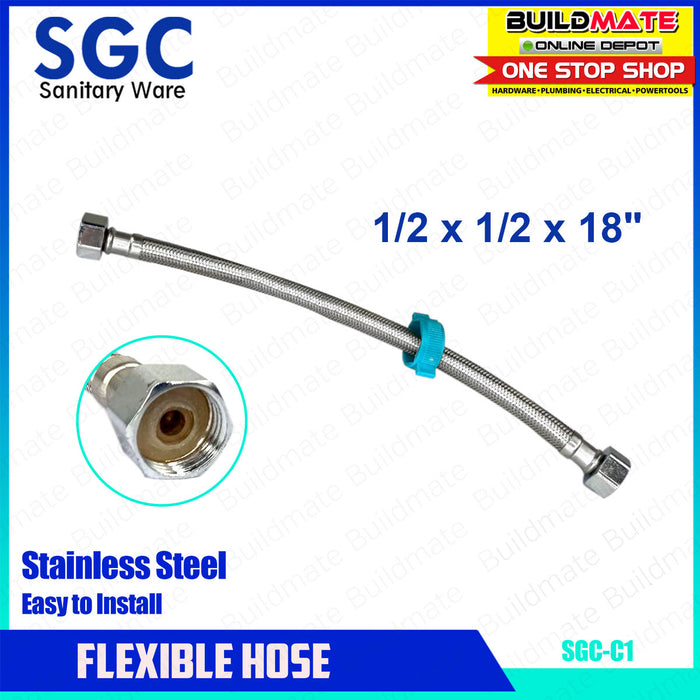 BUILDMATE SGC Flexible Hose Lavatory Toilet Water Closet S.G.C.-C1
