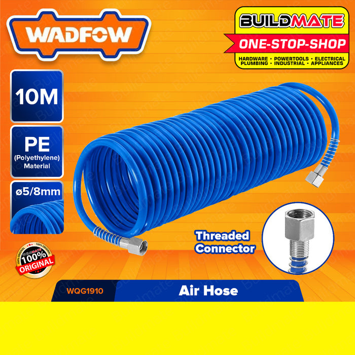 BUILDMATE Wadfow Air Hose 10M | 15M Breathing Air Compressor Hose Tube with Threaded Connector • WHT