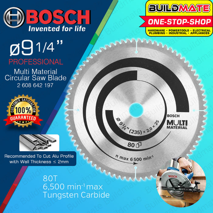 BUILDMATE Bosch Circular Saw Blade Wheel 9-1/4" 60T | 80T Standard for Wood Blade Saw Blades • BAX