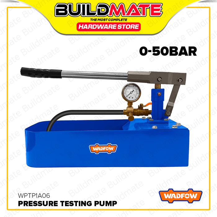 BUILDMATE Wadfow Pressure Testing Pump 0-50 Bar Water / Oil Test Pump for Pipelines Plumbing Tool WPTP1A05 / WPTP1A06 - WHT
