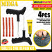 BUILDMATE Mega Tubeless Tire Repair Tool Kit Tire Wheel Repair Tool Kit for Bike Bicycle Motorcycle MTRK01