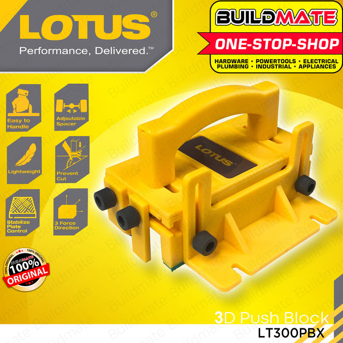 Push Block For Router Table LOTUS 3D Push Block for Table Saw Router Jointer & Band Saw Machine Wo ...