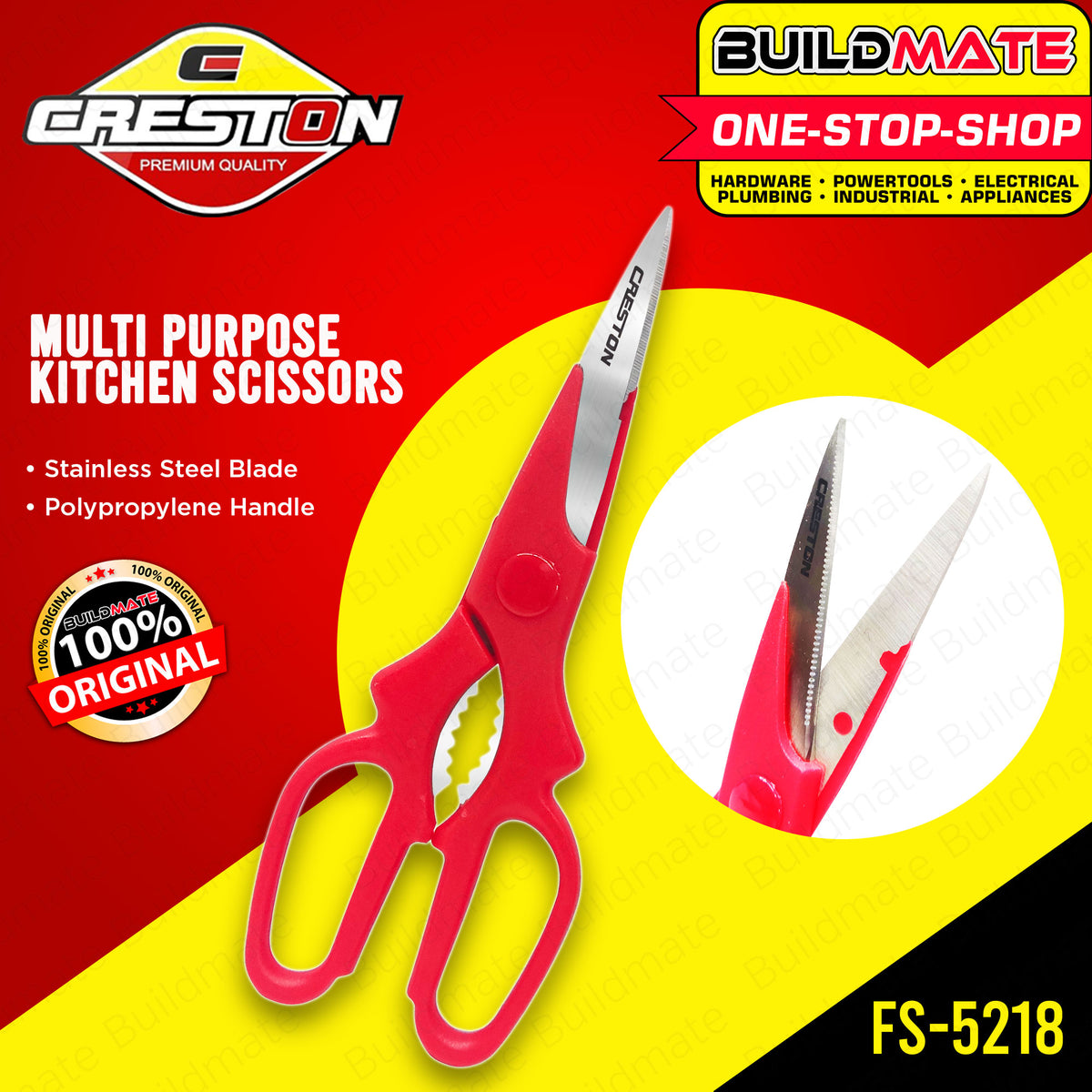 BUILDMATE Creston Kitchen Scissor 9
