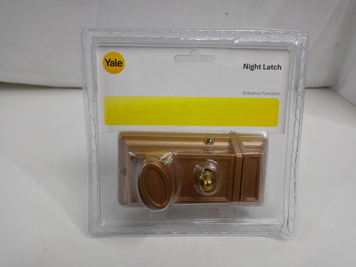 YALE Essential Series Night Latch (Gold Plated) YE564GL — Buildmate