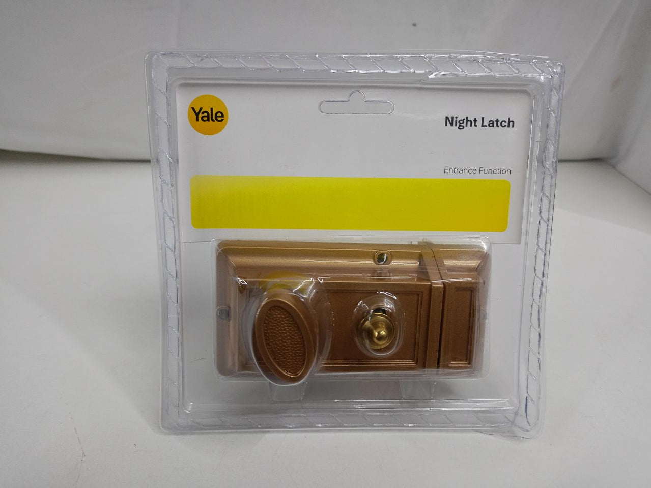 YALE Essential Series Night Latch (Gold Plated) YE564GL — Buildmate