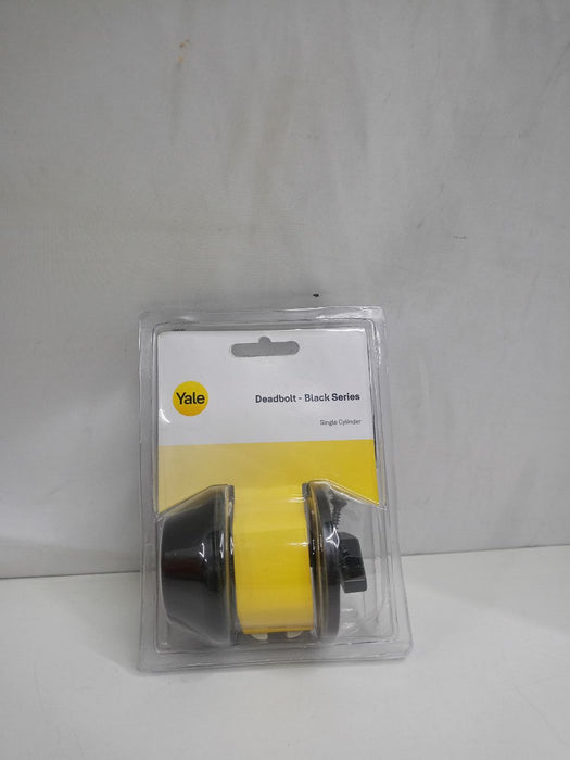 YALE Single Cylinder Door Gate Deadbolt (Black) #YCD6801-BK