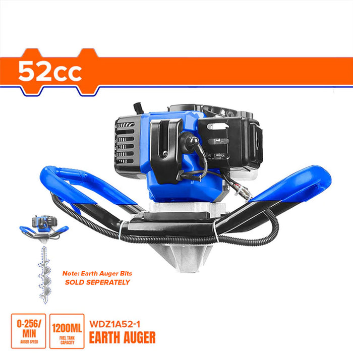 BUILDMATE Wadfow 2-Stroke Earth Ground Auger Machine Post Hole Digger Ground Drill WDZ1A52-1 - WPT