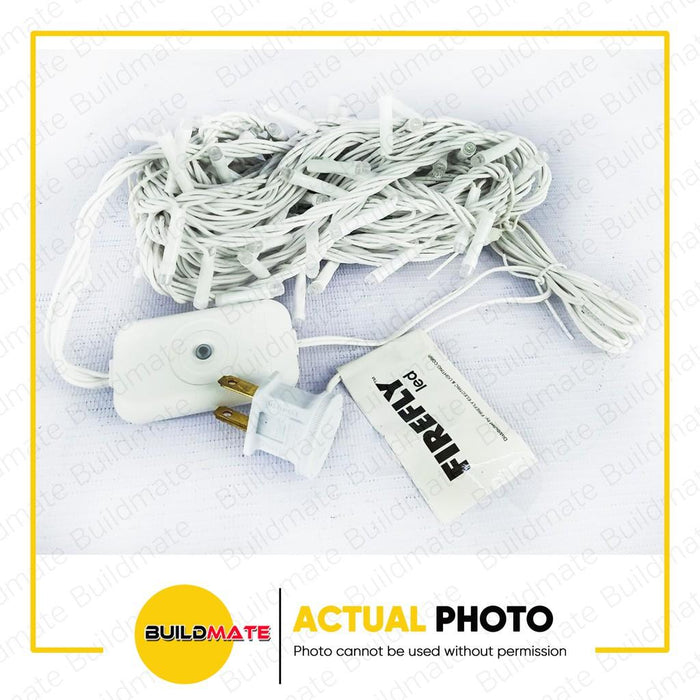 BUILDMATE Firefly LED Bright Christmas String Lights Multicolor with 8 Effects 100 Lights 7 Meters Indoor Decoration Fairy String Lighting Ornaments for Christmas Tree Decor