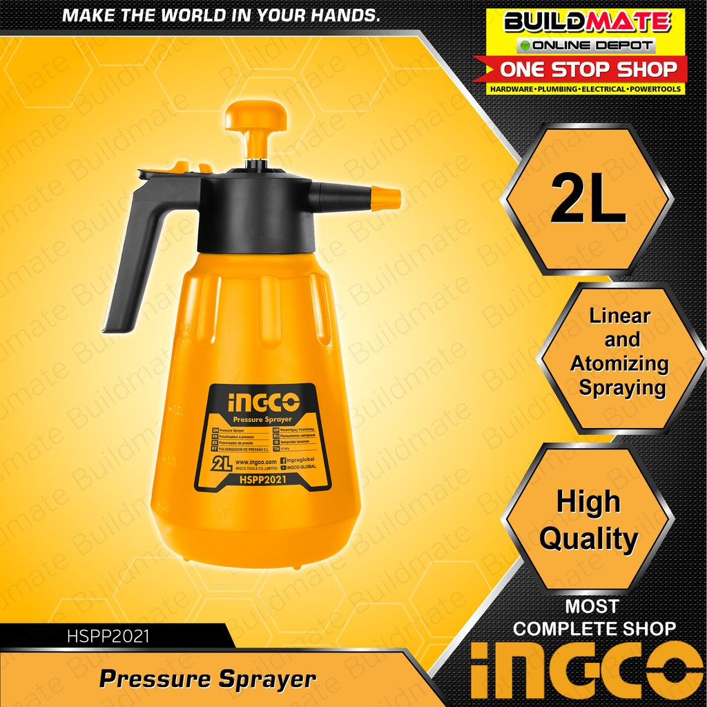 BUILDMATE Ingco 2L Pressure Sprayer Washer Disinfectant Agriculture Sp
