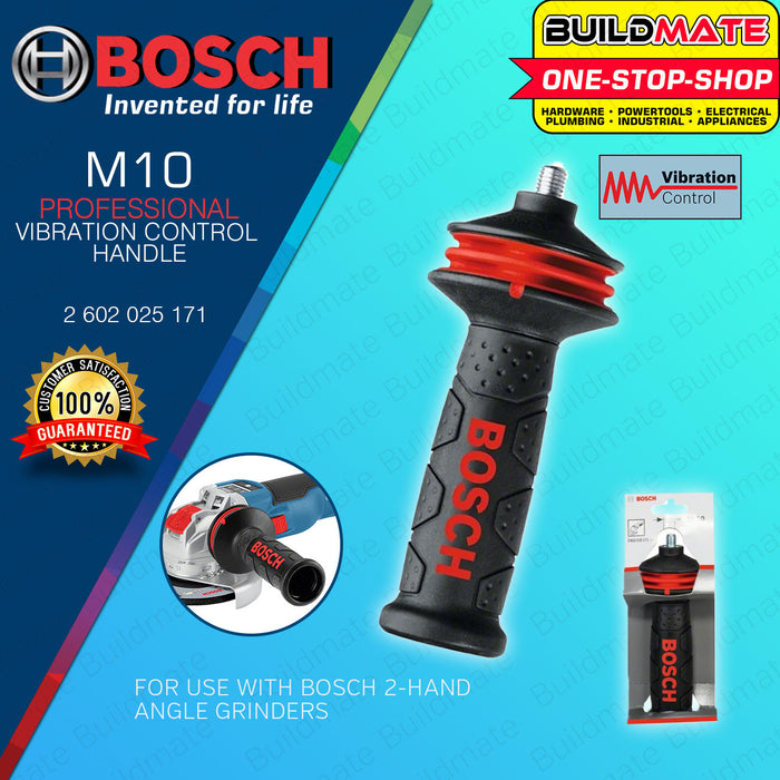 BUILDMATE Bosch Anti Vibration Control Auxiliary Handle for 230mm Grinder Accessory 2602025171 - BAX