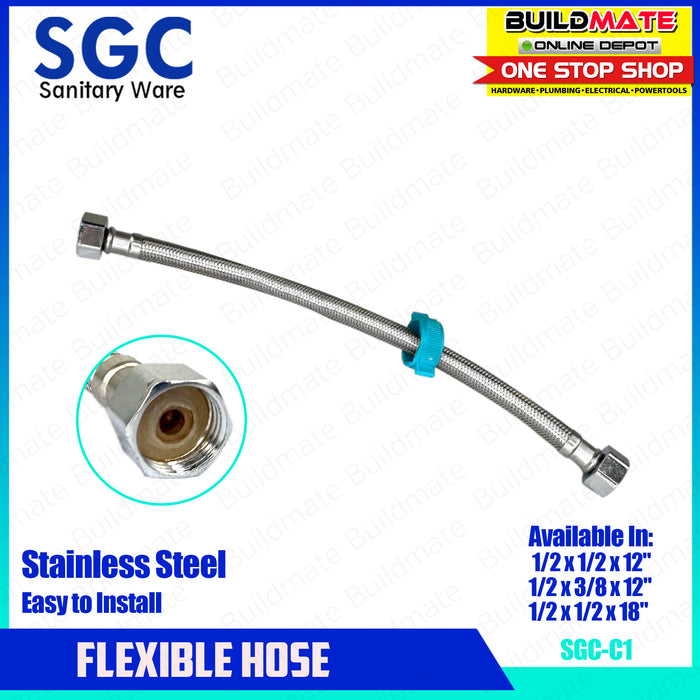 BUILDMATE SGC Flexible Hose Lavatory Toilet Water Closet S.G.C.-C1