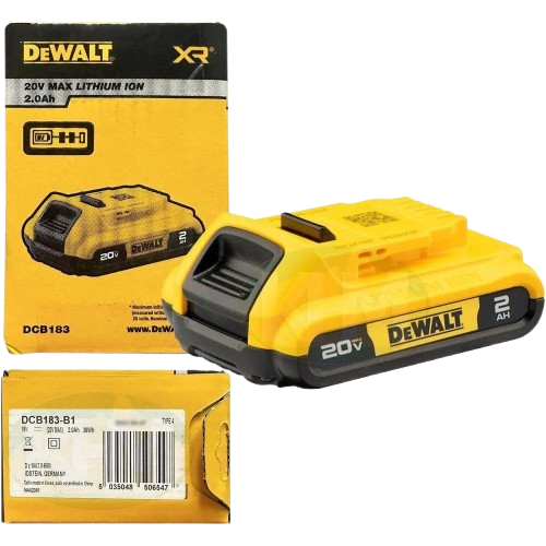 Buildmate x DEWALT Rechargeable 18V/20V Max Battery Pack Li-Ion 2.0Ah  for Cordless Tools DCB183-KR