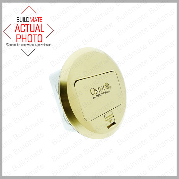 OMNI Floor Mounted Outlet Round 16A 250V WFM-001 •BUILDMATE•