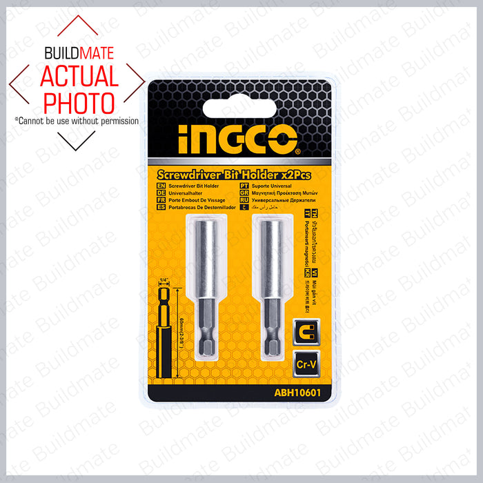INGCO Screwdriver Bit Holder 60mm ABH10601 •BUILDMATE• IHT