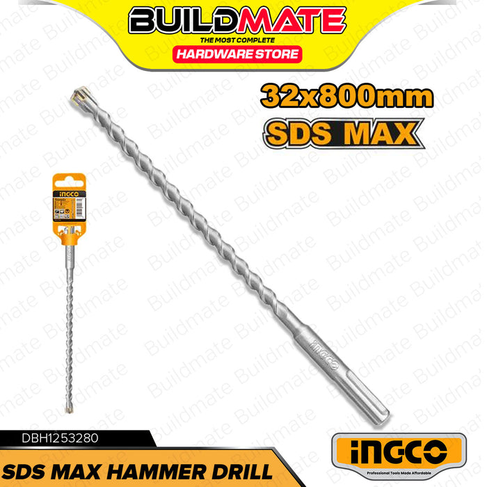 BUILDMATE Ingco SDS Max Masonry Hammer Drill Bit for Concrete Brick St ...