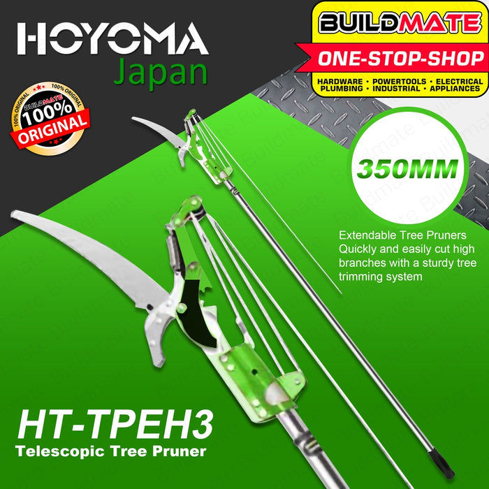 HOYOMA JAPAN Telescopic Plant Branch Tree Pruner Cutter Saw HT-TPEH3 •BUILDMATE•