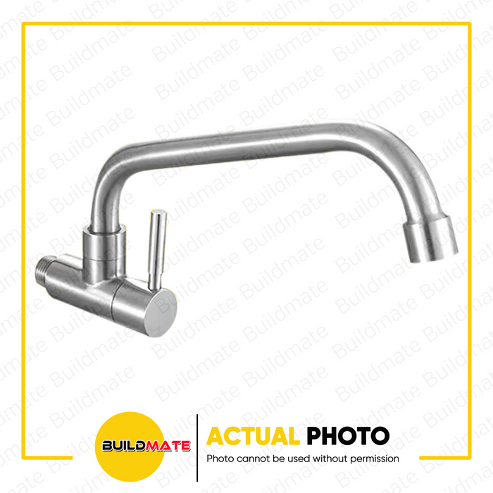 WATERHOUSE by POWERHOUSE Stainless 304 Wall Mount Faucet Modern Design F4 550G •BUILDMATE• PHWH