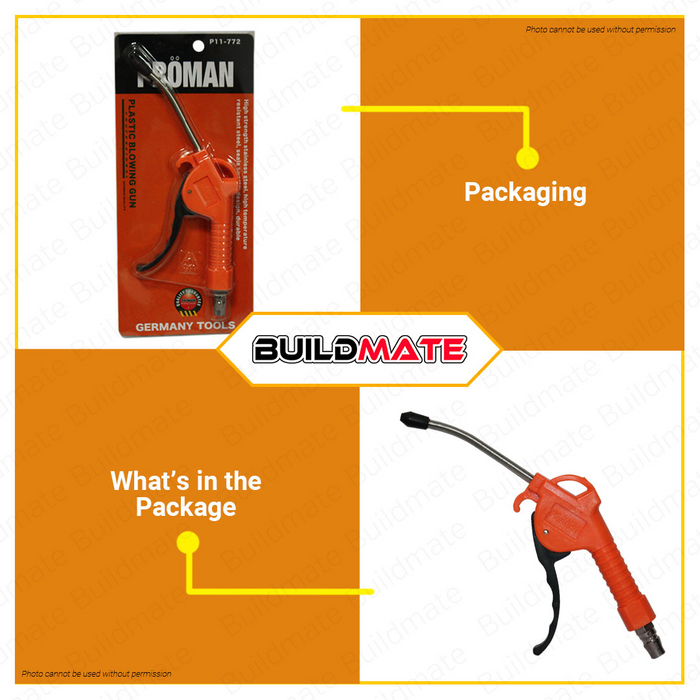 PROMAN GERMANY Air Duster Blowing Gun P11-772 •BUILDMATE•