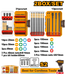 INGCO 44pcs Screwdriver Bits and Magnetic Nuts Set Multi-purpose Fastening Tools AKDL24408 IHT - BUILDMATE