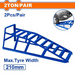 WADFOW 2pcs/Pair Car Ramps for Vehicle Maintenance & Repair WVE1Q02 WHT - BUILDMATE