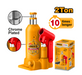 INGCO 2, 5, 10 Ton Hydraulic Bottle Jack for Auto Repair & Maintenance HBJ204 HBJ504 HBJ1004 IHT - BUILDMATE