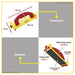 BUILDMATE Milescraft Grabber Plus Multi-purpose Push Block with Locking Heels for ripping or Routing GrabberPlus #3405