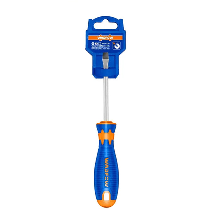 WADFOW 75MM-200MM Slotted Screwdriver Cr-V Flat Head Screw Driver Hand Tool SOLD PER PIECE •BUILDMATE• WHT