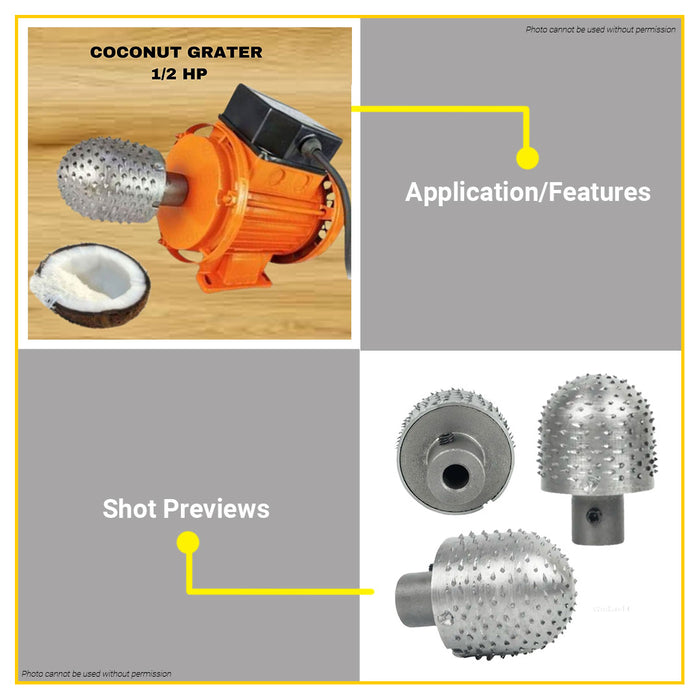 HOYOMA Head Only for Coconut Grater HT-CGH3 •BUILDMATE• HYMA