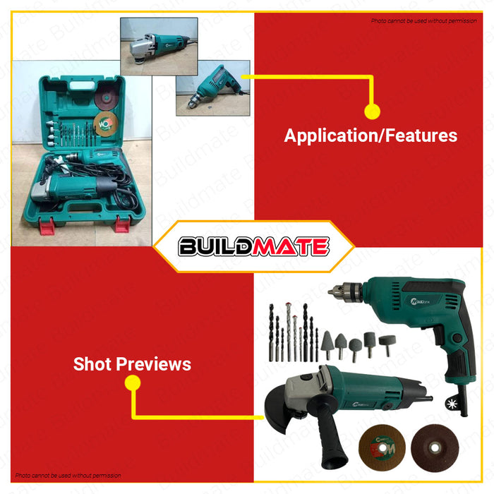 MAILTANK COMBO Angle Grinder 600W & Electric Drill 500W