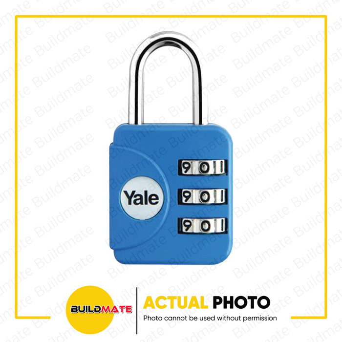 YALE Luggage Padlock Yellow | Blue | Gray | Red SOLD PER PIECE •BUILDMATE•