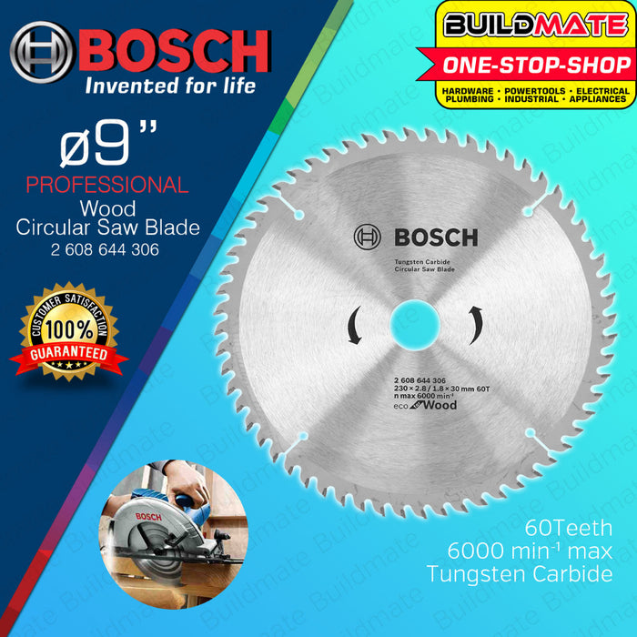 BUILDMATE Bosch Circular Saw Blade Wheel 9-1/4" 60T | 80T Standard for Wood Blade Saw Blades • BAX
